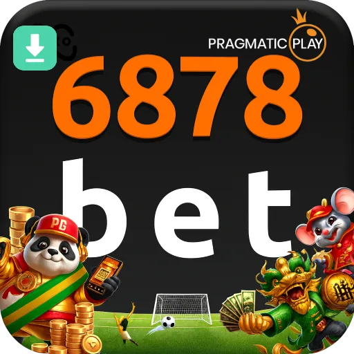 Imagem promovendo download gratuito do app 6878bet